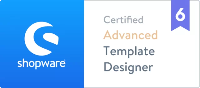 Shopware-Zertifikat Badge